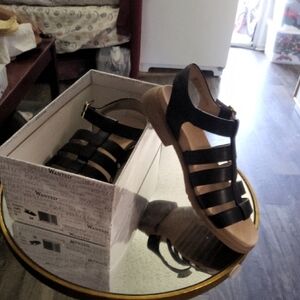 Women's Black Sandals by Wanted